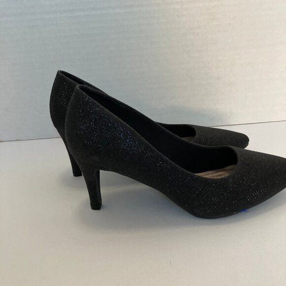 Nora Black Glitter by Taxi Shoes - Picture 3 of 8